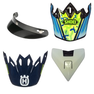 motorcycle Helmet Peaks